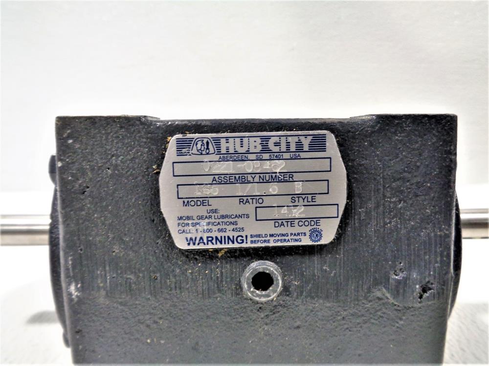 Hub City Gear Drive 0221-09462, Model 165, Ratio 1/1.5